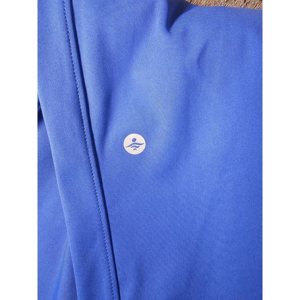 Halara Softly Zero Plush High Waist Drawstring Pocket Plain Full Length Blue Med - Picture 5 of 6